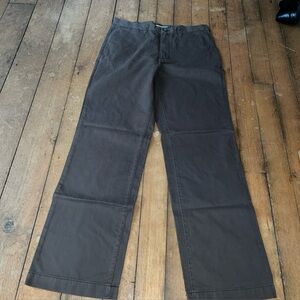 Old Navy Classic Khakis Chino Pant Men’s 36x36 Vintage Cotton Brown-Gray